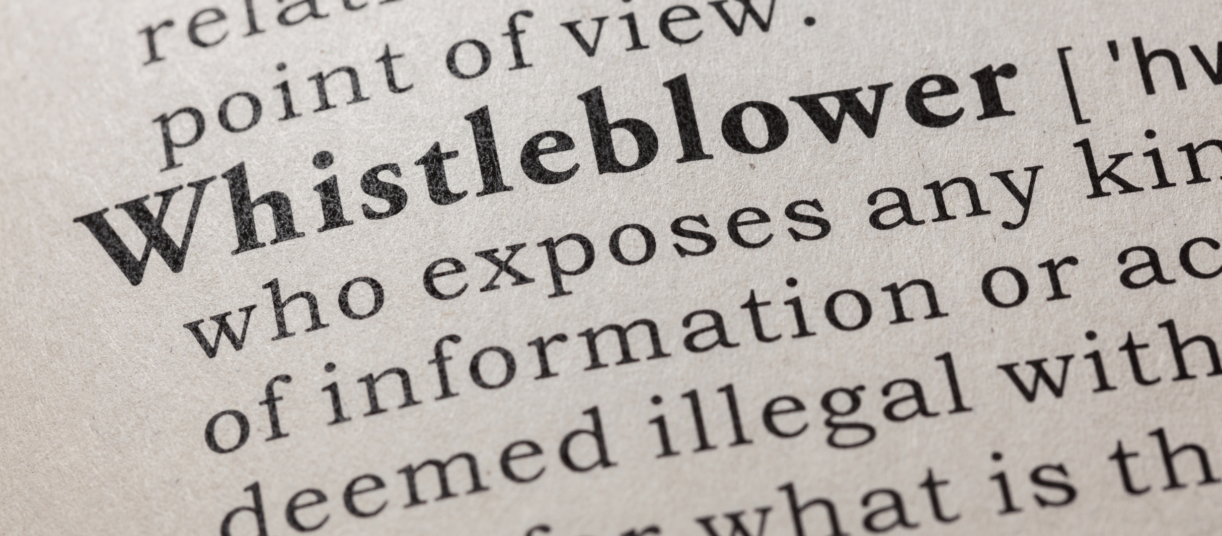 Cornwalls - Whistleblowing culture